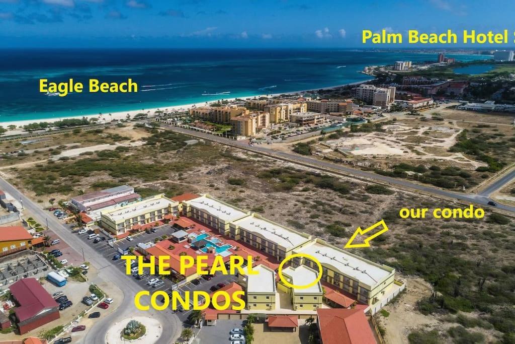 Aruba Condo The Pearl - At Eagle Beach - Minute Walk! 팜비치 외부 사진